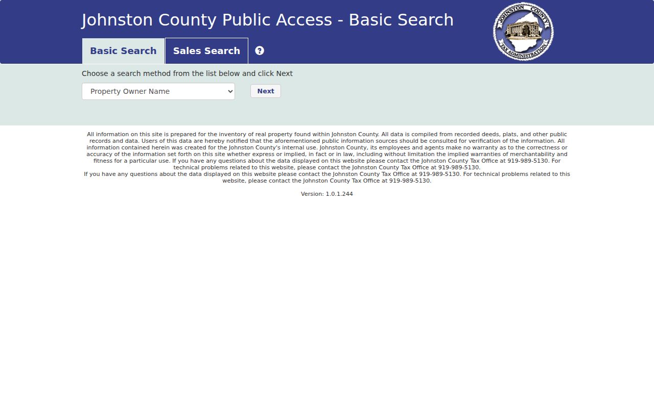 Clayton people search through Johnston property owner records