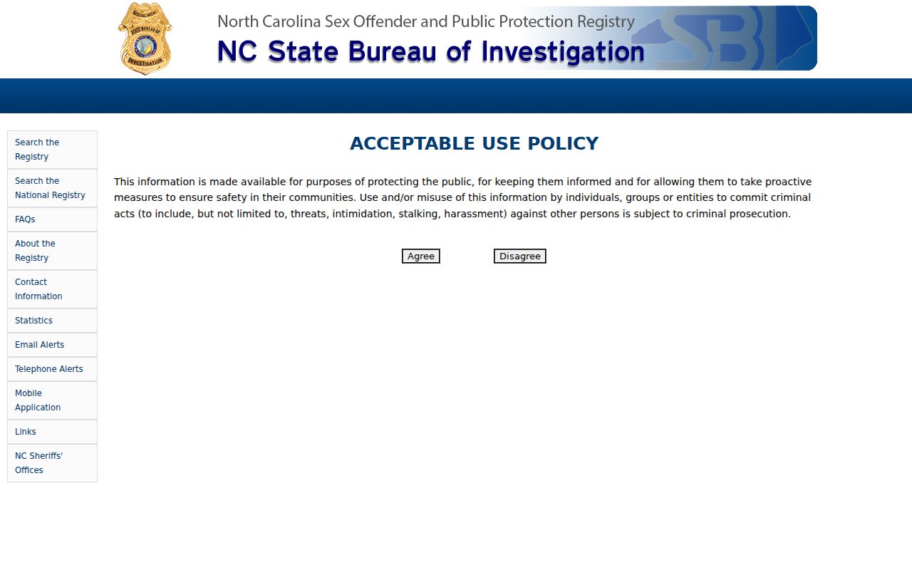 Clayton people search with the North Carolina offender registry